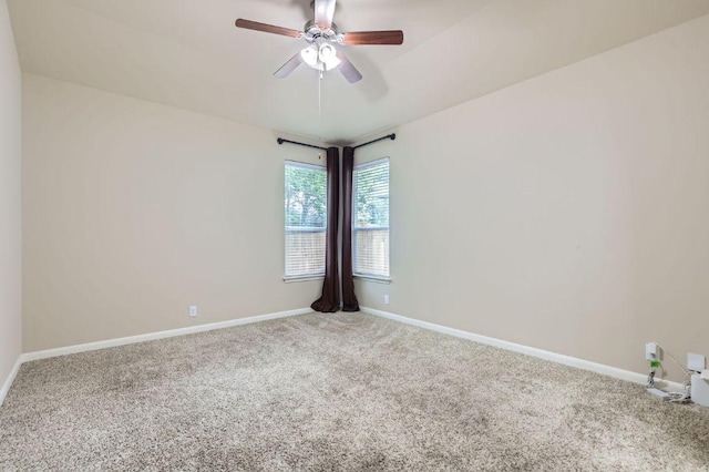 8521 White Ibis Dr, Austin, TX 78729 - unfurnished room featuring carpet flooring and ceiling fan