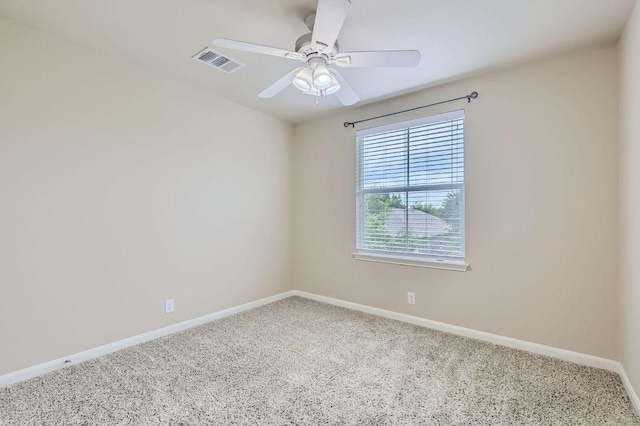 8521 White Ibis Dr, Austin, TX 78729 - unfurnished room featuring carpet floors and a ceiling fan