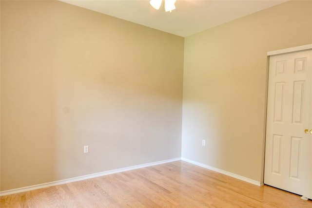 115 Dickens Cir, Georgetown, TX 78633 - empty room featuring light wood finished floors and ceiling fan