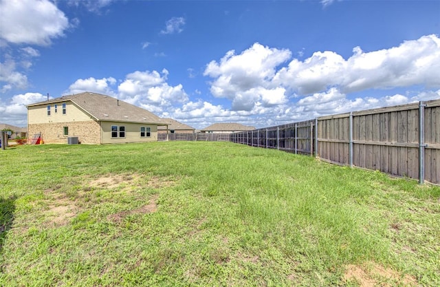 102 George Kimble Cv, Bastrop, TX 78602 - view of yard featuring central AC unit