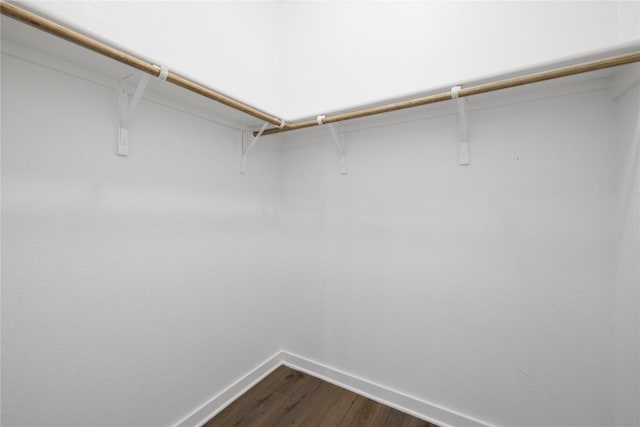 129 Syrah Ct, Leander, TX 78641 - walk in closet featuring dark wood-style flooring