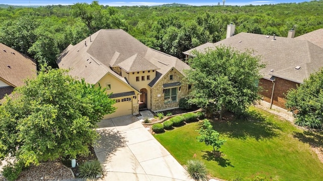 495 Catalina Ln, Austin, TX 78737 - view of subject property with a forest