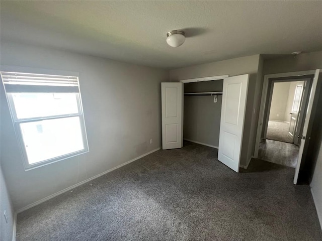 2425 Arctic Warbler, New Braunfels, TX 78130 - unfurnished bedroom with carpet flooring, baseboards, and a closet