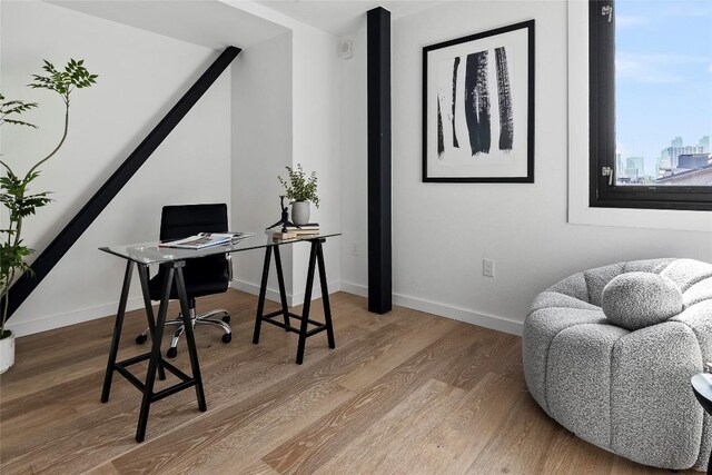 1800 E 4th St Unit 396, Austin, TX 78702 - office featuring wood finished floors and baseboards