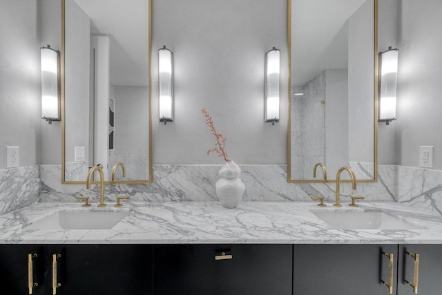 222 W Ave Unit 1614, Austin, TX 78701 - bathroom featuring double vanity