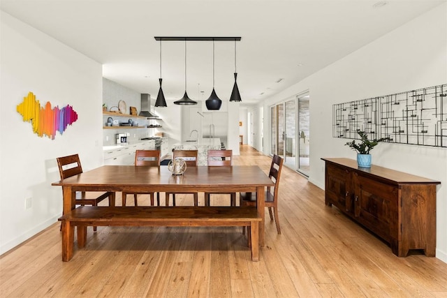 4005 Knollwood Dr, Austin, TX 78731 - dining room with light wood-type flooring