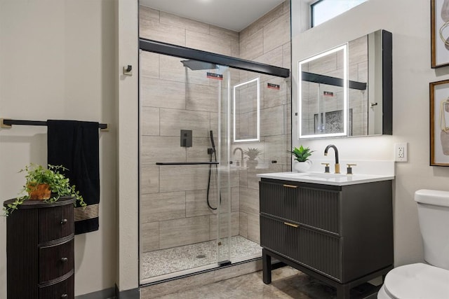 4801 S Congress Ave Unit A1, Austin, TX 78745 - bathroom with a stall shower and vanity