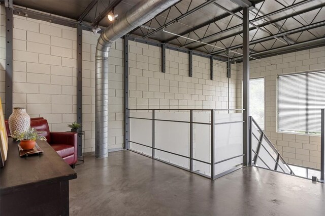 4801 S Congress Ave Unit A1, Austin, TX 78745 - garage with concrete block wall