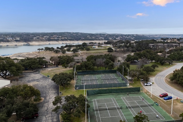 219 Venture Blvd S, Point Venture, TX 78645 - aerial view of property and surrounding area with a large body of water