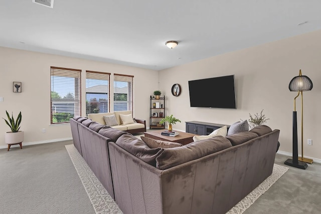 351 Jarbridge Dr, Kyle, TX 78640 - living room with carpet flooring and baseboards