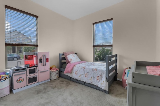 351 Jarbridge Dr, Kyle, TX 78640 - bedroom featuring light carpet