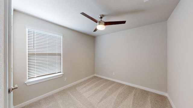 4019 Illian Cv, Killeen, TX 76542 - carpeted empty room with ceiling fan and baseboards
