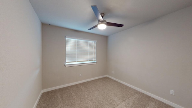 4019 Illian Cv, Killeen, TX 76542 - empty room with ceiling fan, carpet, and baseboards