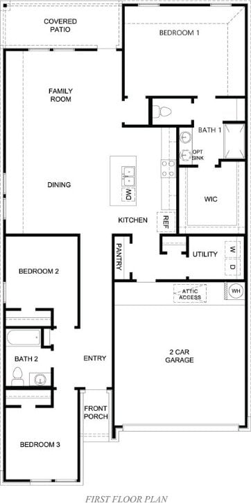 4019 Illian Cv, Killeen, TX 76542 - property floor plan