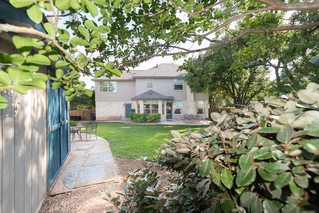 8006 Monona Ave, Austin, TX 78717 - view of yard featuring a patio