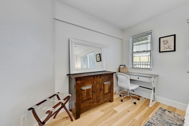 1307 Norwalk Ln Unit 104, Austin, TX 78703 - office with light wood finished floors and baseboards