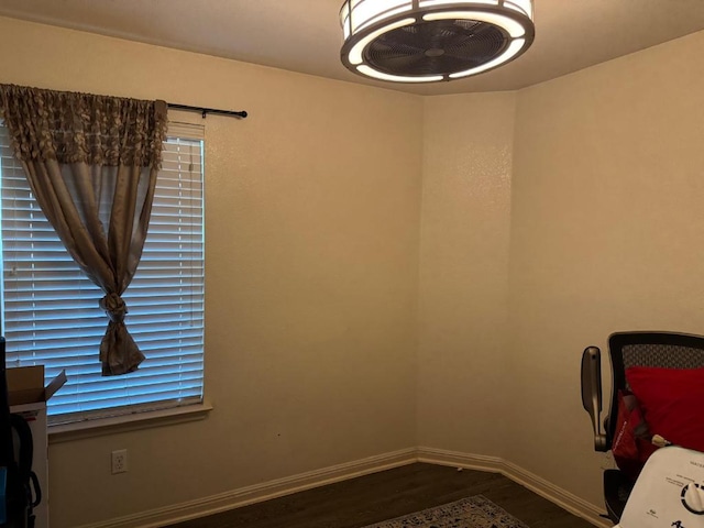13409 Pine Needle St, Manor, TX 78653 - office space featuring dark wood-type flooring and baseboards