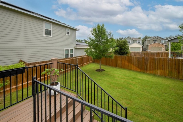 10401 Bramble Berry Dr, Austin, TX 78748 - wooden terrace featuring a residential view and a fenced backyard