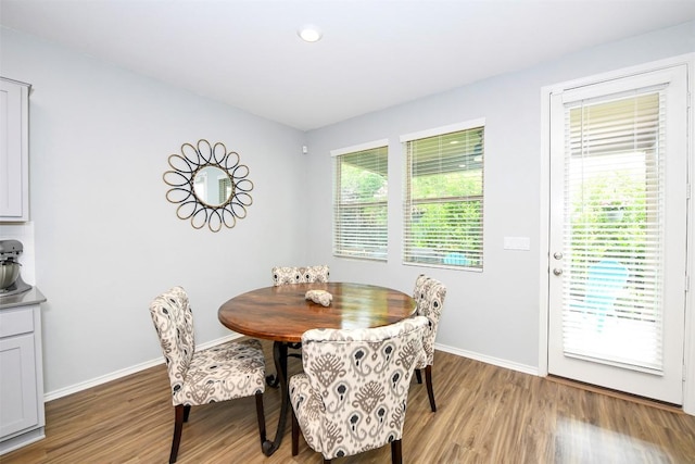10401 Bramble Berry Dr, Austin, TX 78748 - dining area with light wood-type flooring