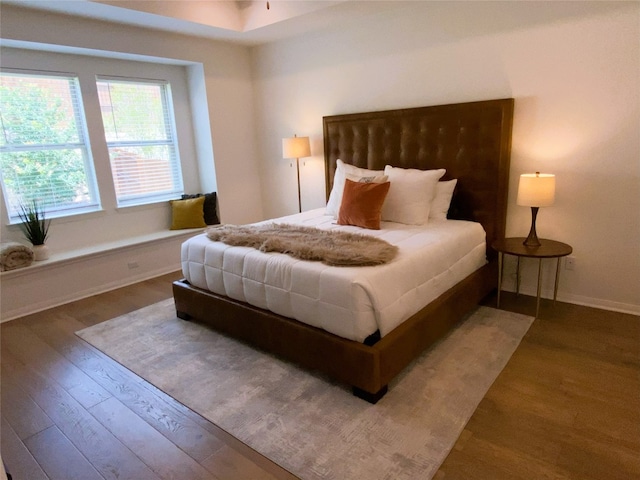 19024 Fernando Trl, Austin, TX 78738 - bedroom with wood finished floors and baseboards