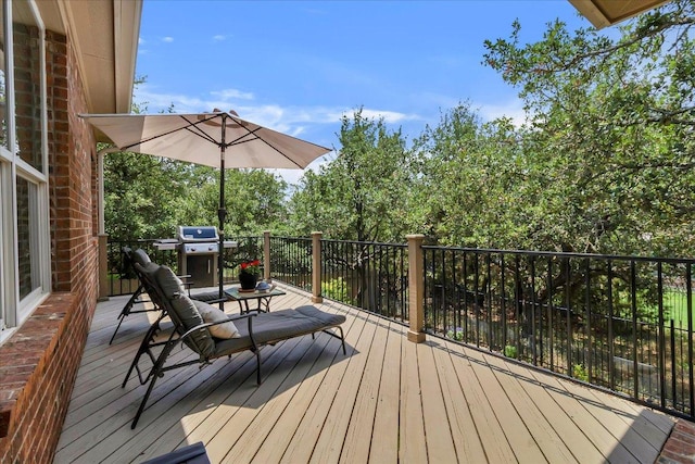 167 Limestone Trl Unit 76, Austin, TX 78737 - deck featuring grilling area