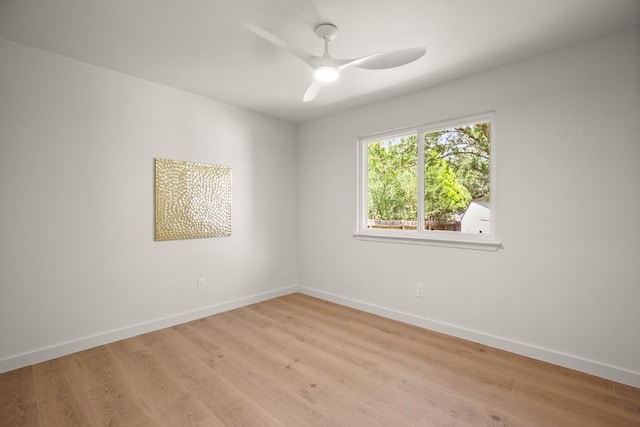 12303 Turtleback Ln, Austin, TX 78727 - spare room with ceiling fan and light wood-type flooring