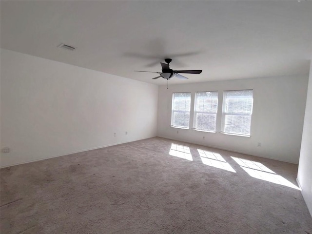 2108 Cottontail Dr, Leander, TX 78641 - carpeted spare room with ceiling fan