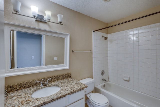 6429 Clay Allison Pass, Austin, TX 78749 - full bathroom with vanity, toilet, and  shower combination