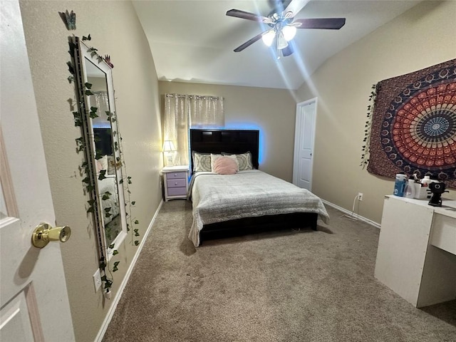 12400 Britannic Dr, Austin, TX 78753 - bedroom featuring carpet flooring, baseboards, and ceiling fan