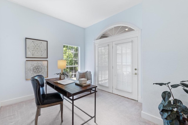 6008 Woodview Ave, Austin, TX 78757 - office featuring carpet flooring and baseboards