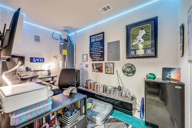 3204 Mount Vernon Ave, Lago Vista, TX 78645 - office with electric panel and electric water heater
