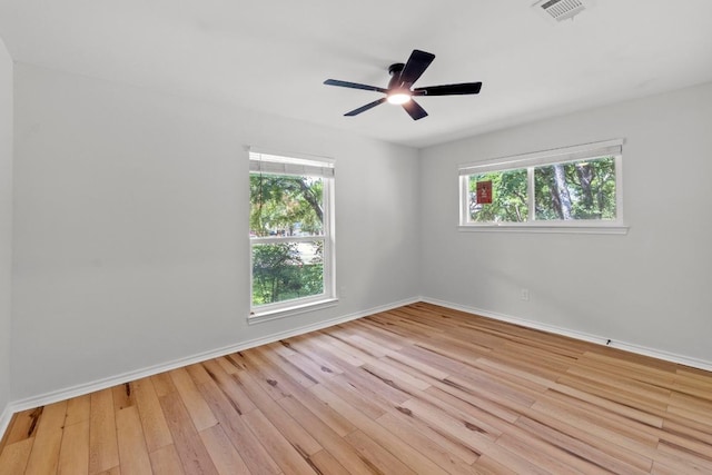 801 Lime Rock Dr, Round Rock, TX 78681 - unfurnished room featuring wood finished floors and a ceiling fan