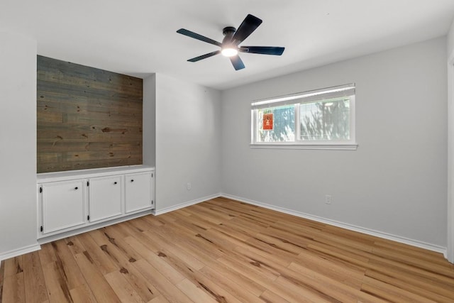 801 Lime Rock Dr, Round Rock, TX 78681 - unfurnished room featuring a ceiling fan and light wood-type flooring