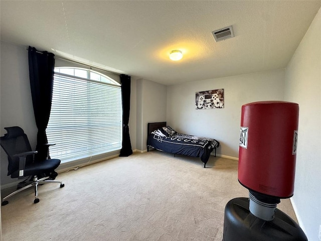 404 Autumn Trl, Georgetown, TX 78626 - bedroom with carpet floors, baseboards, and an office area