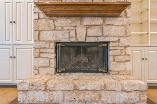 518 Clear Creek Ln, Dripping Springs, TX 78620 - detailed view of a stone fireplace