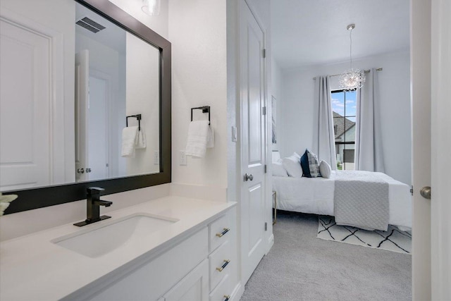 200 Bright Sky Dr, Austin, TX 78737 - bathroom with connected bathroom and vanity