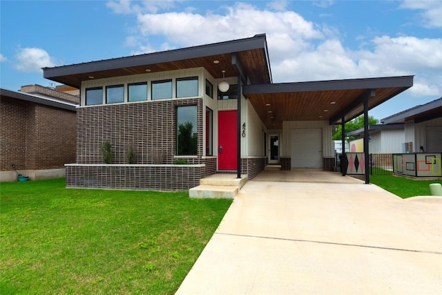 420 Starlight Village Loop Unit 17, Leander, TX 78641 - modern home featuring concrete driveway