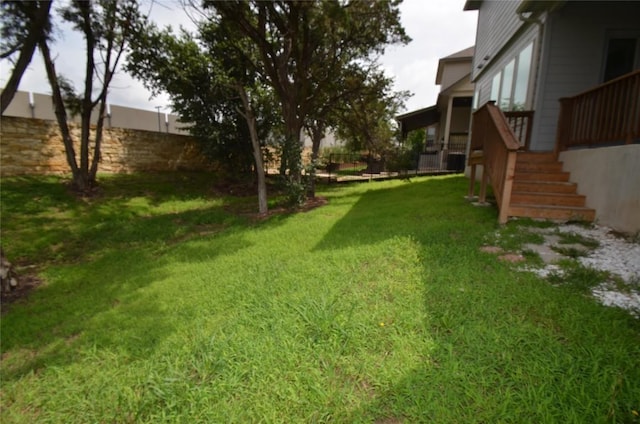 121 Bright Valley Way, Austin, TX 78737 - view of yard