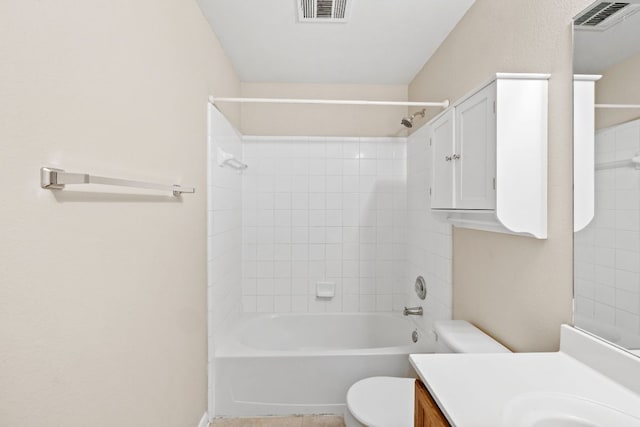 117 Kerley Dr, Hutto, TX 78634 - full bath featuring toilet, vanity, and tub / shower combination