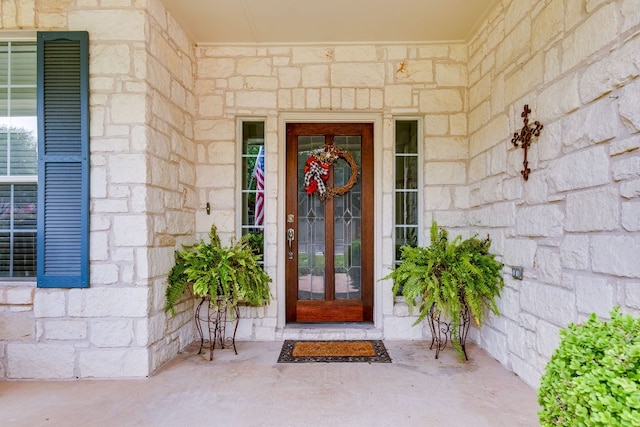 2619 Henley Dr, Round Rock, TX 78681 - view of exterior entry featuring stone siding