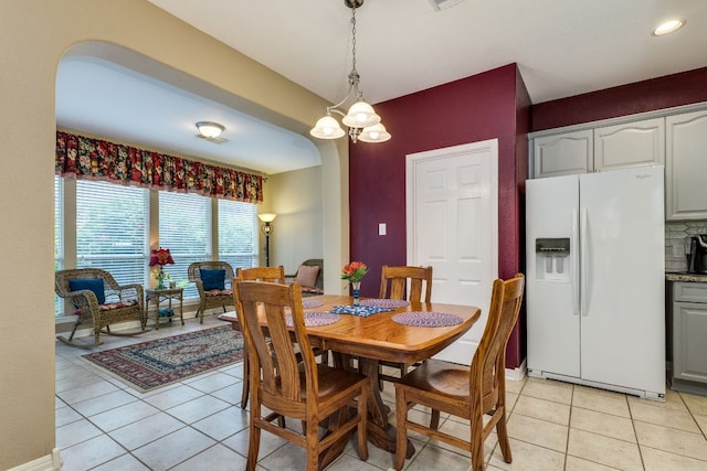 2619 Henley Dr, Round Rock, TX 78681 - dining area featuring light tile patterned flooring