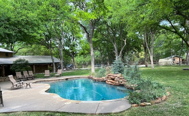 TBD County Road 246, Florence, TX 76527 - outdoor pool with a patio and view of scattered trees