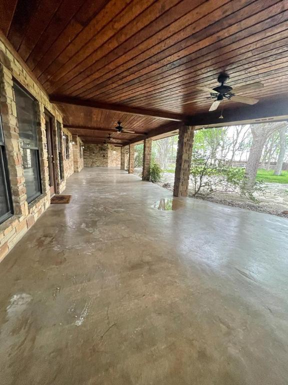 TBD County Road 246, Florence, TX 76527 - view of patio / terrace featuring a ceiling fan