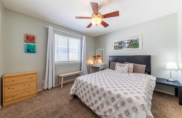 5013 Cleves St, Round Rock, TX 78681 - bedroom featuring carpet and ceiling fan