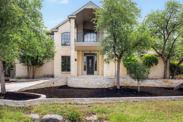 307 Malabar St, Lakeway, TX 78734 - view of front of home with a balcony