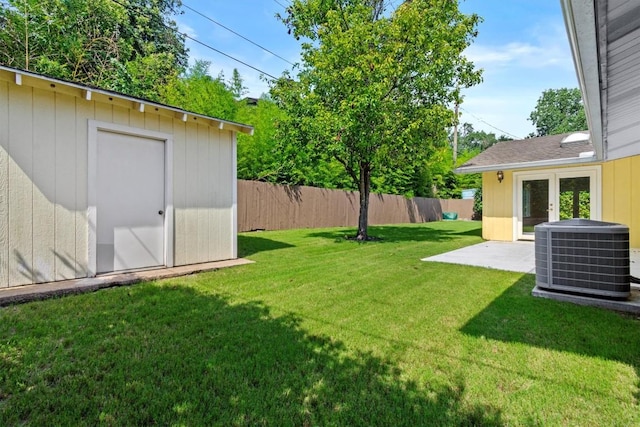 3601 Arrowhead Dr, Austin, TX 78731 - fenced backyard with a shed and a patio area