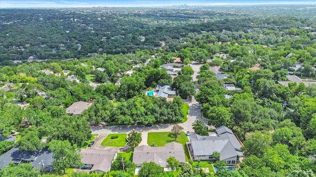 3601 Arrowhead Dr, Austin, TX 78731 - view of property location with a heavily wooded area and nearby suburban area