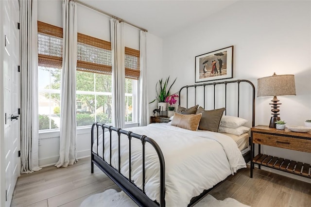 12404 Cardinal Flower Dr, Austin, TX 78739 - bedroom featuring light wood-style flooring and baseboards