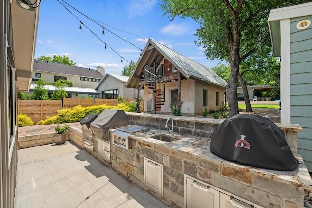 1700 S 3rd St, Austin, TX 78704 - view of patio featuring a sink