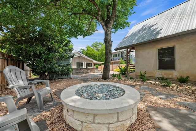 1700 S 3rd St, Austin, TX 78704 - view of patio / terrace featuring stairs